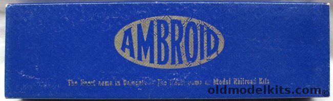 Ambroid 1/87 Winged Snow Plow Car - HO Craftsman Kit, K-10 plastic model kit